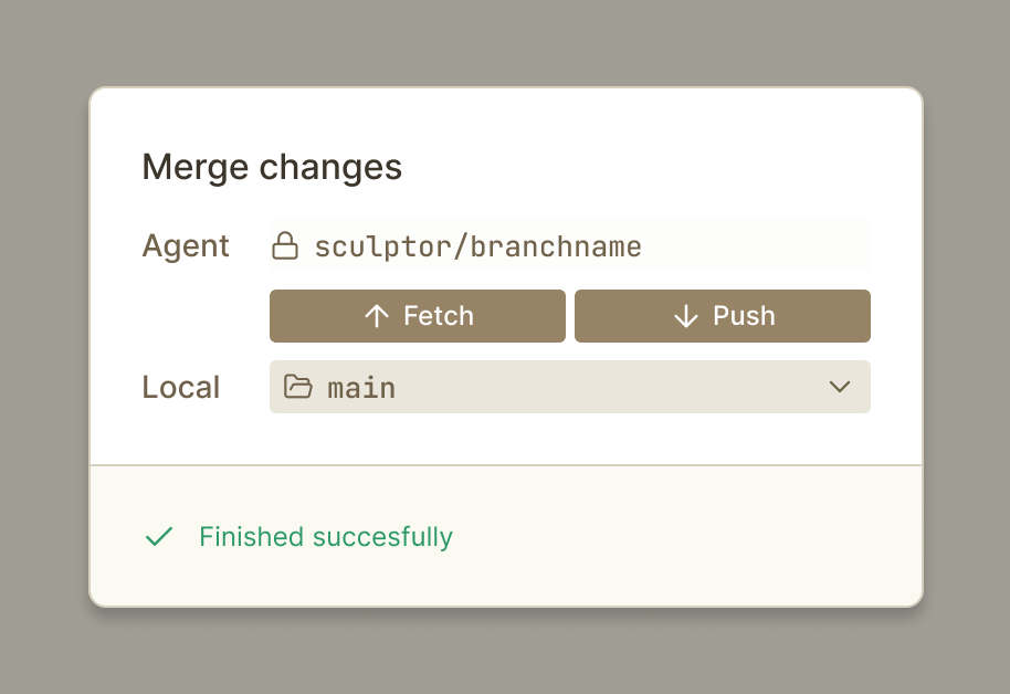 Merge without conflicts