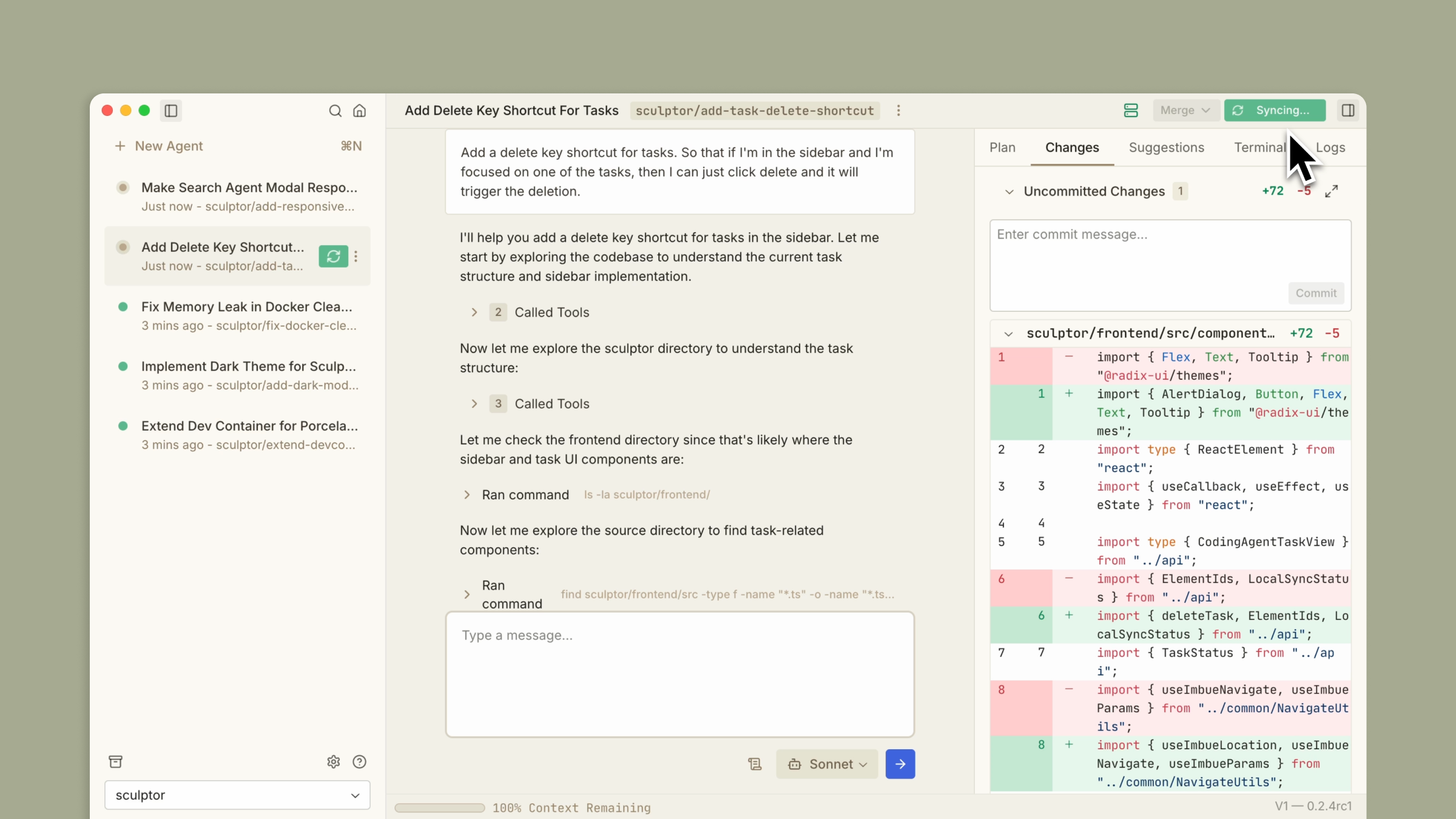 Sculptor: the missing UI for parallel coding agents